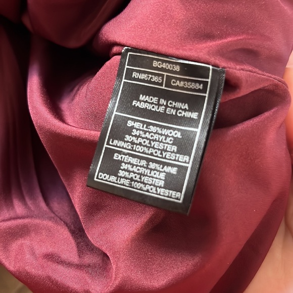 BB Dakota Long Zip Pea Coat - Picture 8 of 8